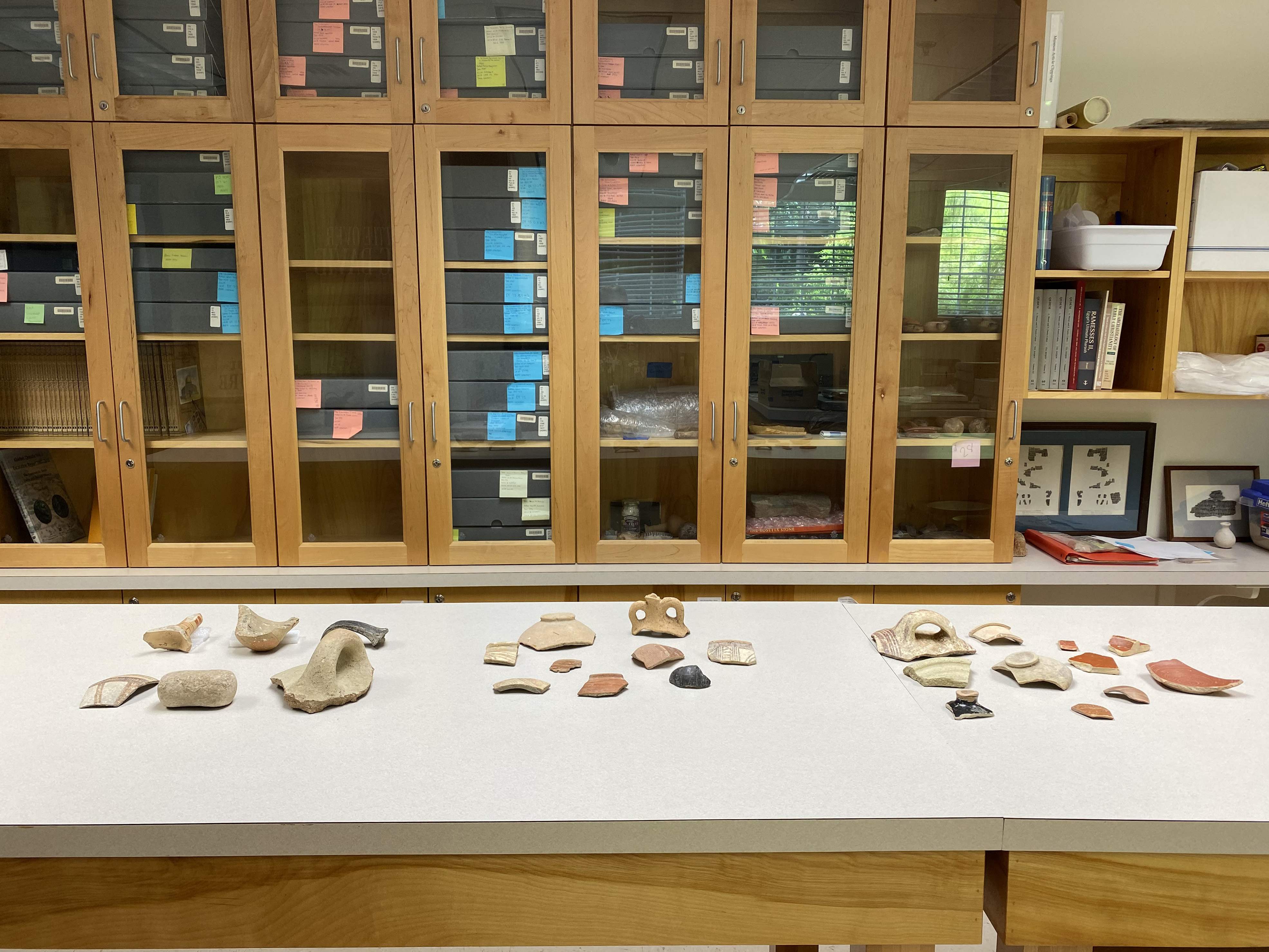 The William G. Dever Sherd Collection  in the Archaeology Lab