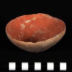 a late chalcolithic bowl with red wash