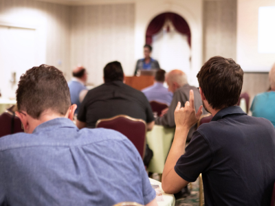 professors at table during meeting