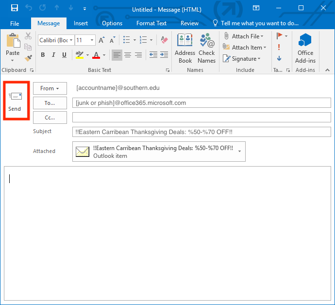 how to get outlook email report