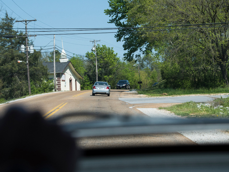 Traveling down Apison Pike after