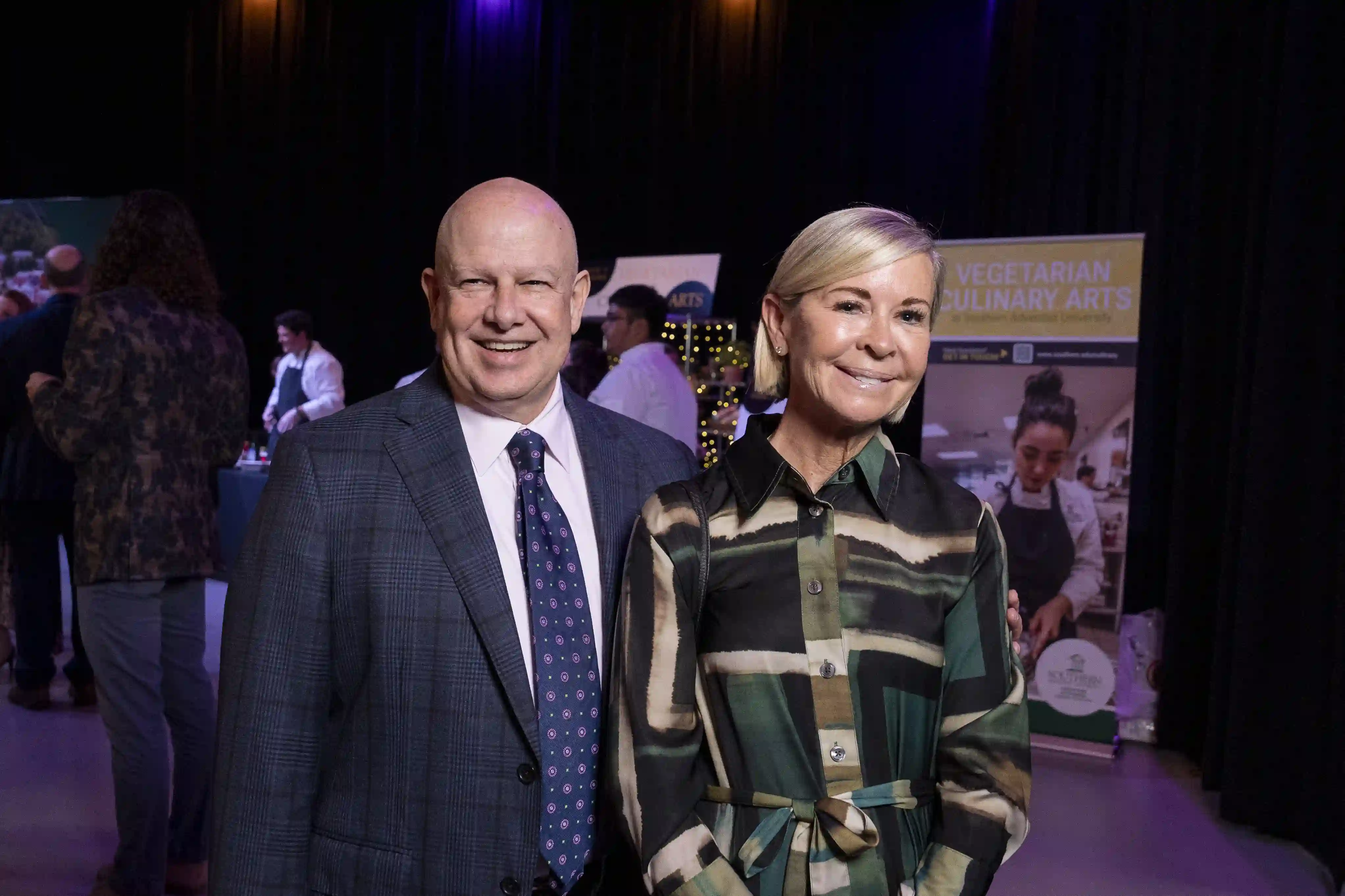 Doug Brown and Jill Brown standing next to each other for the camera