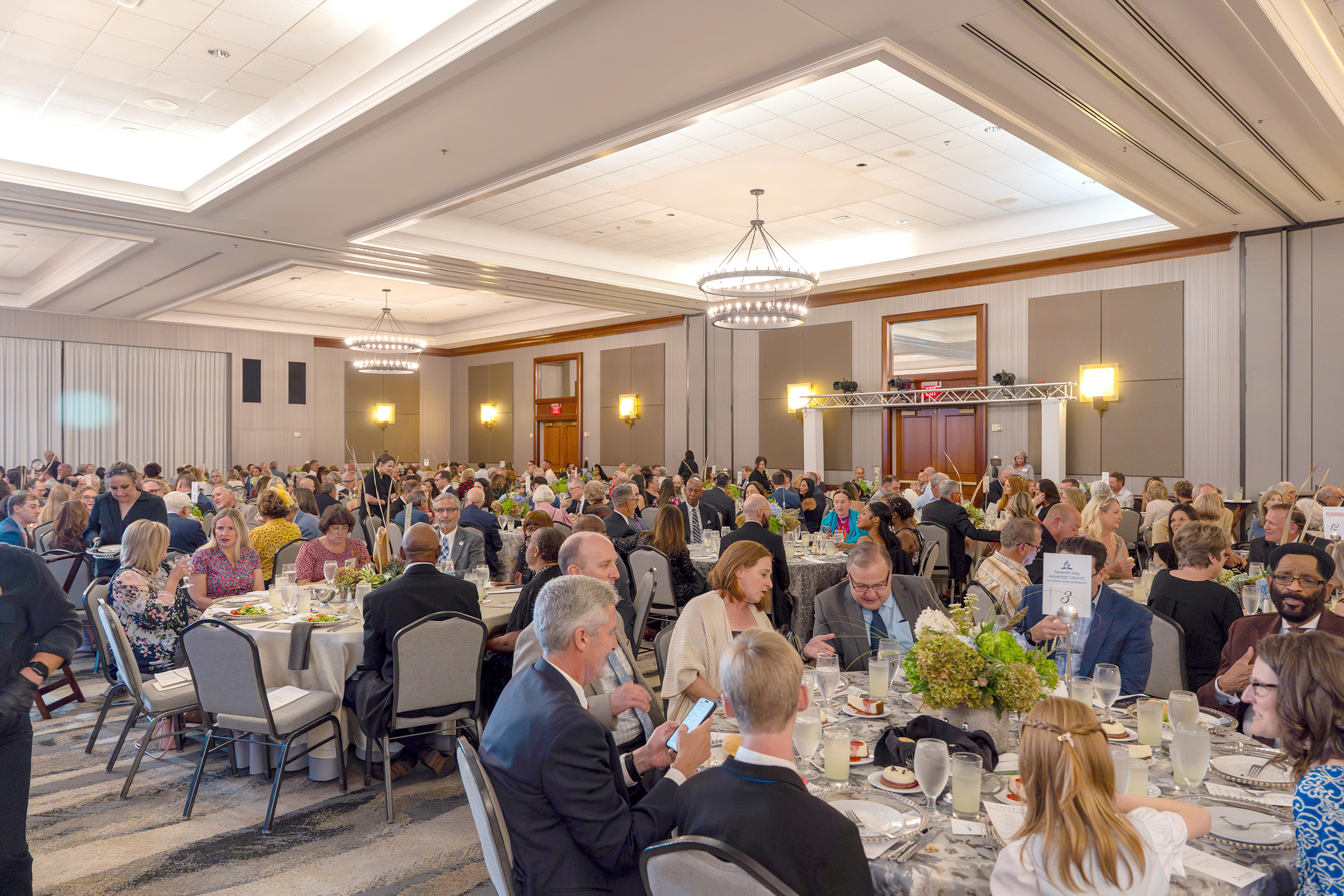 A view of the banquet hall at A Taste of Southern