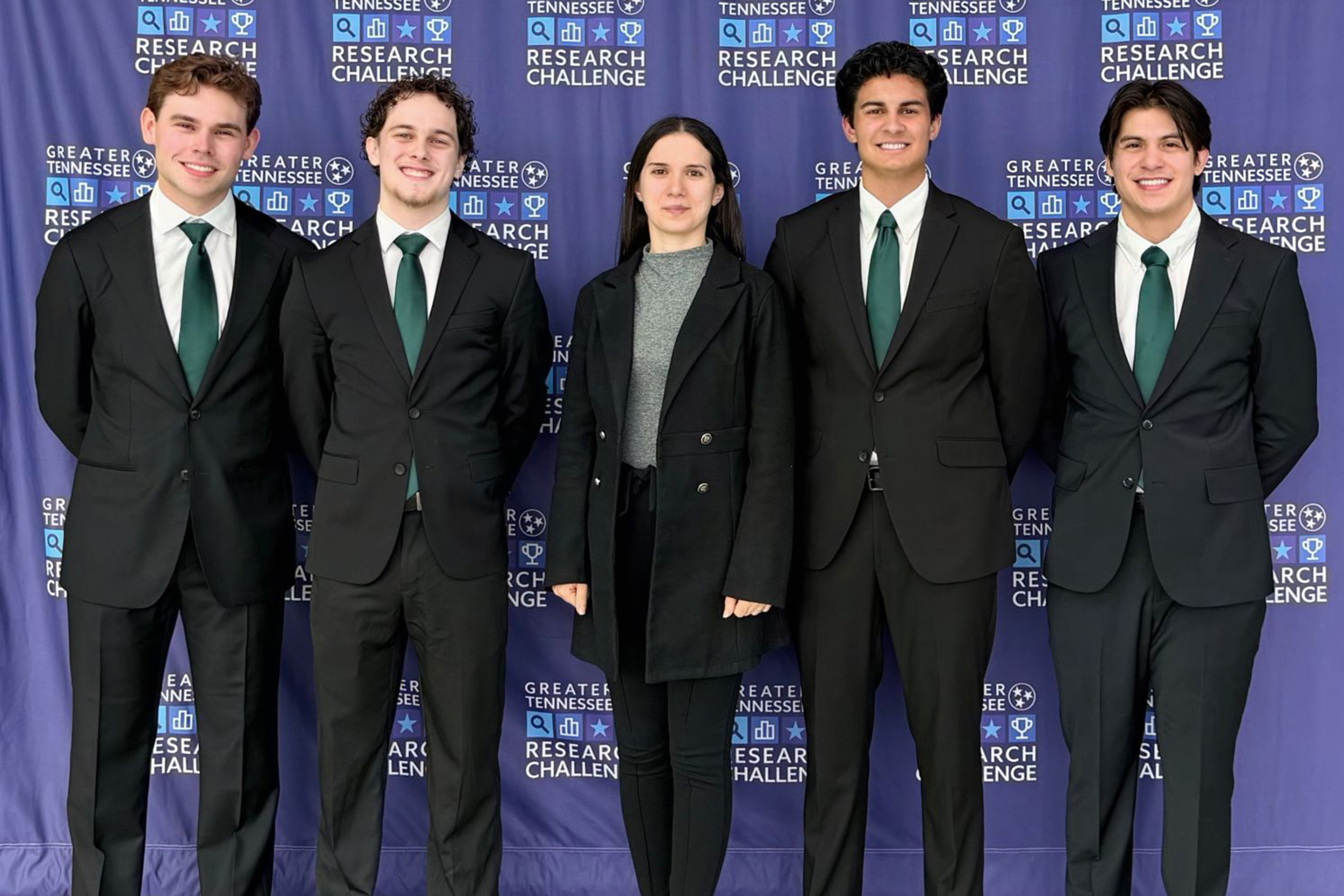 Southern's team of finance students for the CFA challenge